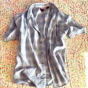 Wolverine Vintage Light Blue Plaid Shirt
